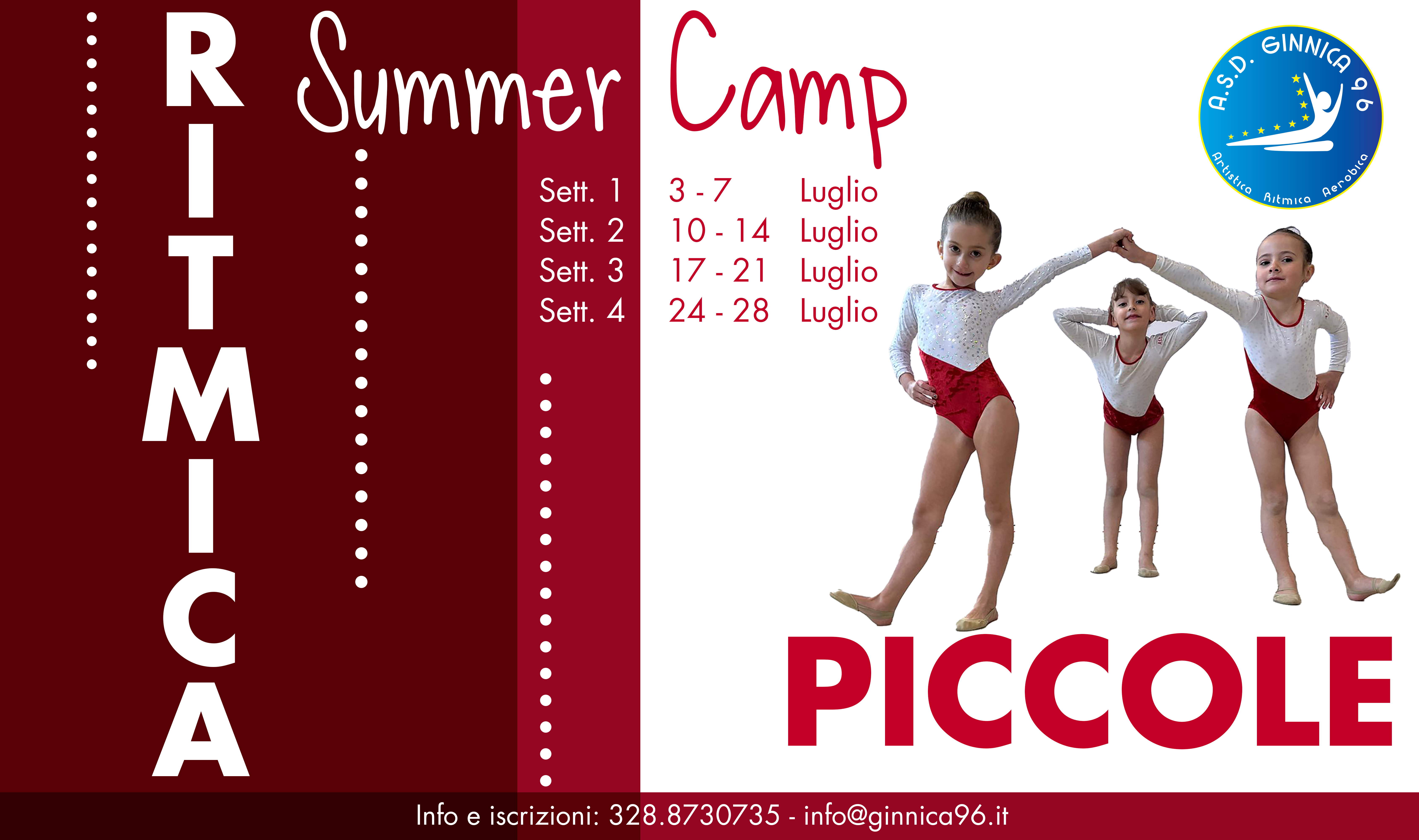 Summer Camp Ginnastica Ritmica PICCOLE